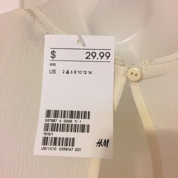 NWT h&m lace blouse - Picture 3 of 5